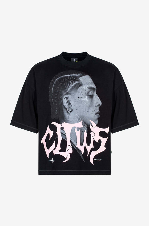 Camiseta Central Cee Negra